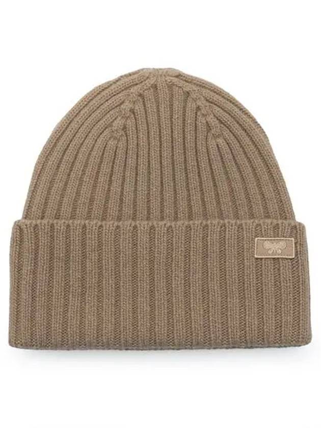 Wool Beanie Camel RITMO 003 - MAX MARA - BALAAN 1