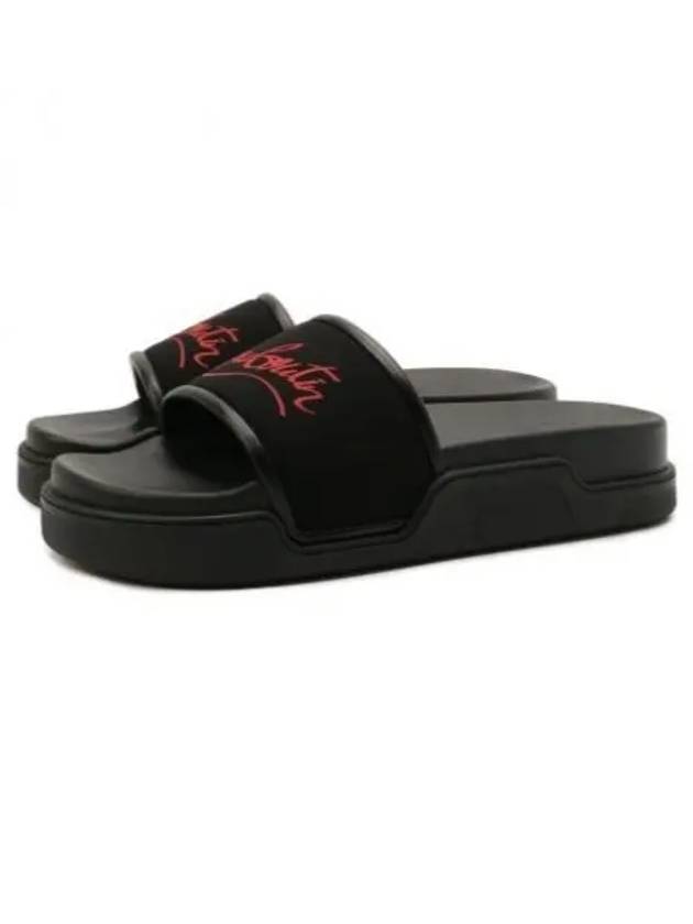 1210885 Navy Full Slippers Black BK01 - CHRISTIAN LOUBOUTIN - BALAAN 2