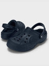 Baya Lined Clog Fur Indoor Shoes Navy 205969 463 - CROCS - BALAAN 2