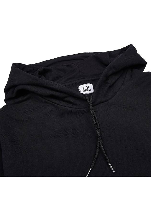 Lens Wappen Hoodie Black - CP COMPANY - BALAAN 4