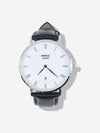 h Zenith Quartz 002 Classic Leather Watch Black Silver - MINOC - BALAAN 2