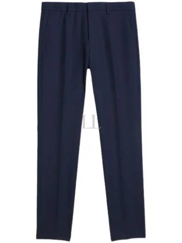 Cigarette Fit Wool Slacks Nautic Blue - AMI - BALAAN 2