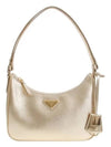 Re-Edition Saffiano Leather Mini Bag Gold - PRADA - BALAAN 2