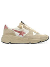 Running Sole Suede Low Top Sneakers Cream - GOLDEN GOOSE - BALAAN 2