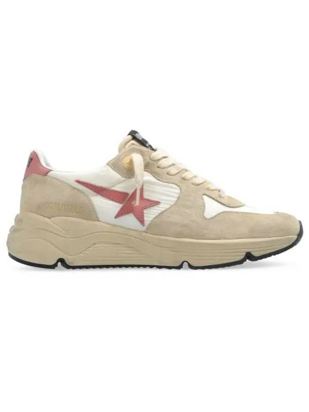 Running Sole Suede Low Top Sneakers Cream - GOLDEN GOOSE - BALAAN 2