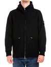 Panno Speciale Hooded Jacket Black - STONE ISLAND - BALAAN 2