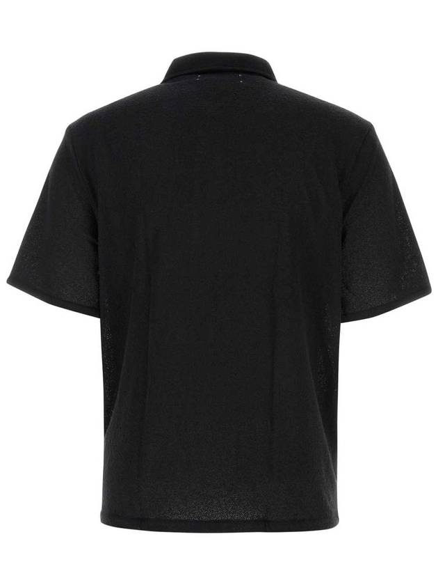 Box Boucle Short Sleeve Shirt Black - OUR LEGACY - BALAAN 3