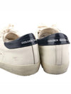 Superstar Beige Night Blue Heel Tab Sneakers - GOLDEN GOOSE - BALAAN 4