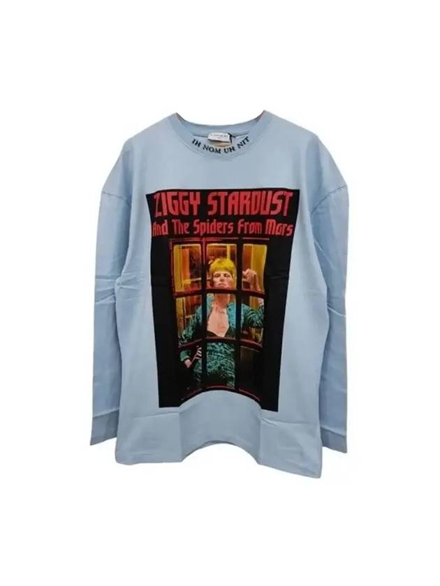 Ziggy Print Long Sleeve T Shirt Light Blue - IH NOM UH NIT - BALAAN 1