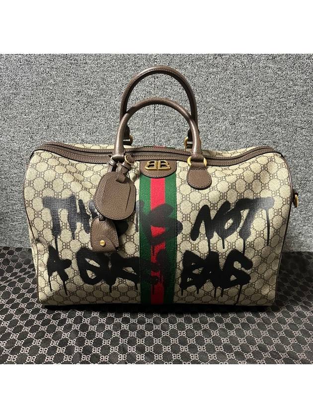 x Gucci Hacker Project Graffiti Boston Bag - BALENCIAGA - BALAAN 2