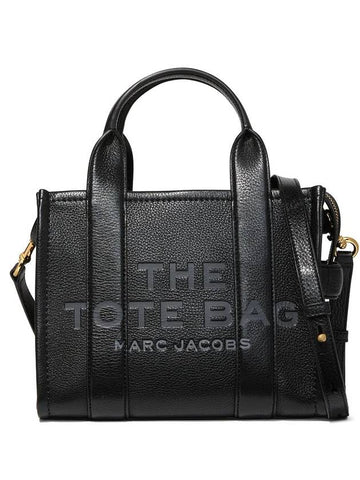 Small Leather Tote Bag Black - MARC JACOBS - BALAAN 1