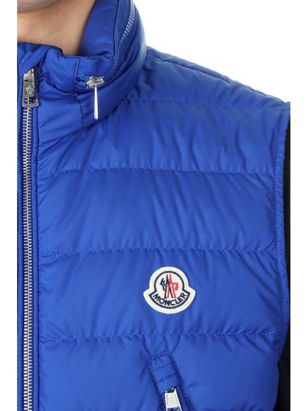 Albyt Padded Down Vest Blue - MONCLER - BALAAN 5