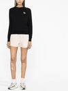 Women's Dressed Fox Patch Adjusted Sweatshirt Black - MAISON KITSUNE - BALAAN 4