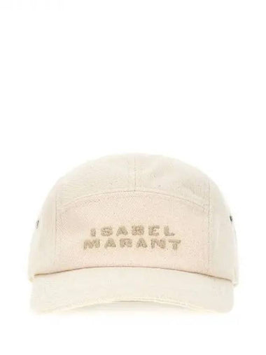 Logo detail cotton cap 270890 - ISABEL MARANT - BALAAN 1