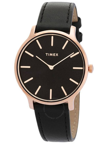 Timex Transcend Quartz Black Dial Ladies Watch TW2W19800 - TIMEX - BALAAN 1