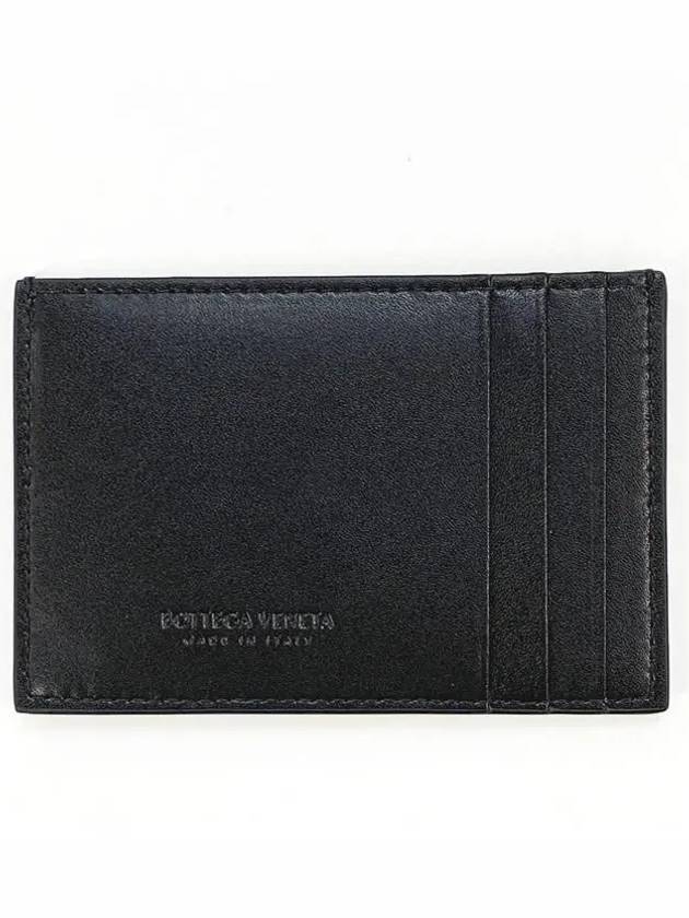 Intrecciato Cassette Card Wallet Black - BOTTEGA VENETA - BALAAN 4