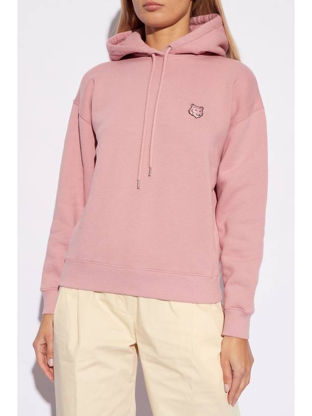 Bold Fox Head Patch Comfort Hoodie Pink - MAISON KITSUNE - BALAAN 3