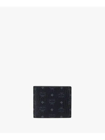 Monogram Small Half Wallet Black - MCM - BALAAN 2