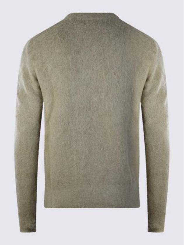 Texture Crew Neck Knit Top Taupe - AMI - BALAAN 4