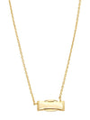 Women's Vara Bow Pendant Necklace Gold - SALVATORE FERRAGAMO - BALAAN 3