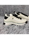 Mixed Fibers Velvet Calfskin Low Top Sneakers Ivory - CHANEL - BALAAN 2