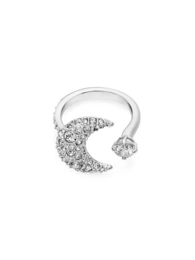 Sublima Moon Crystal Open Ring Silver - SWAROVSKI - BALAAN 3