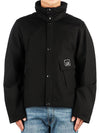 Metropolis Series HyST Stand Collar Jacket Black - CP COMPANY - BALAAN 2