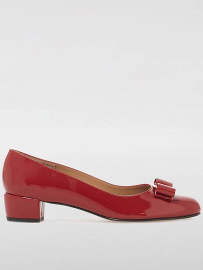 Vara Bow Patent Pumps Red - SALVATORE FERRAGAMO - BALAAN 2