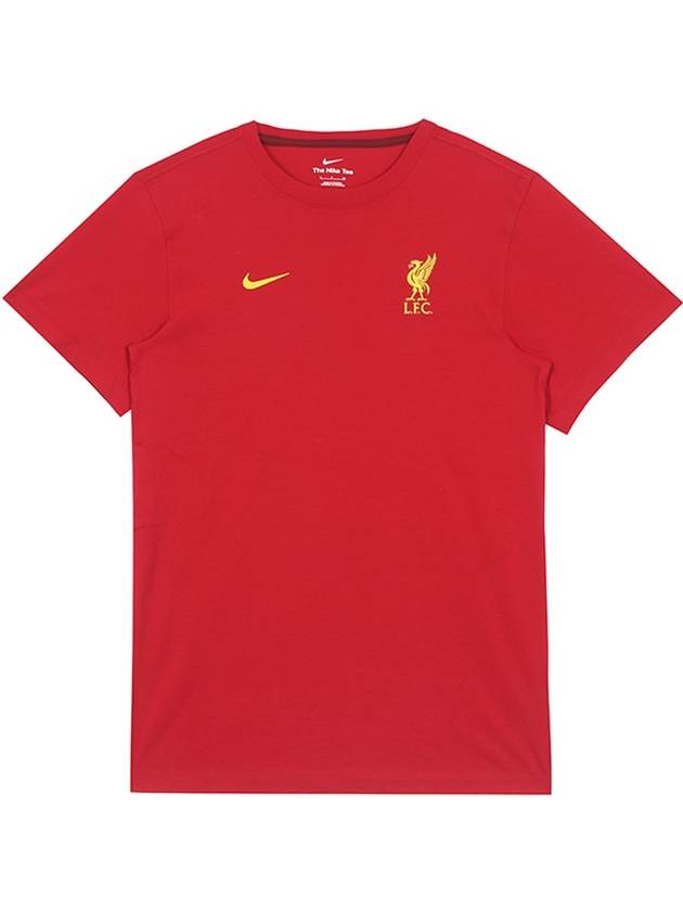 Liverpool FC Club Essentials Short Sleeve T-Shirt Red - NIKE - BALAAN 1