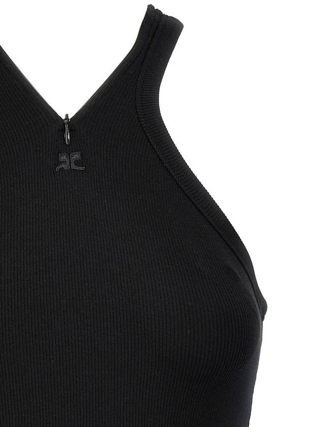 Stretch Sleeveless Black - COURREGES - BALAAN 4