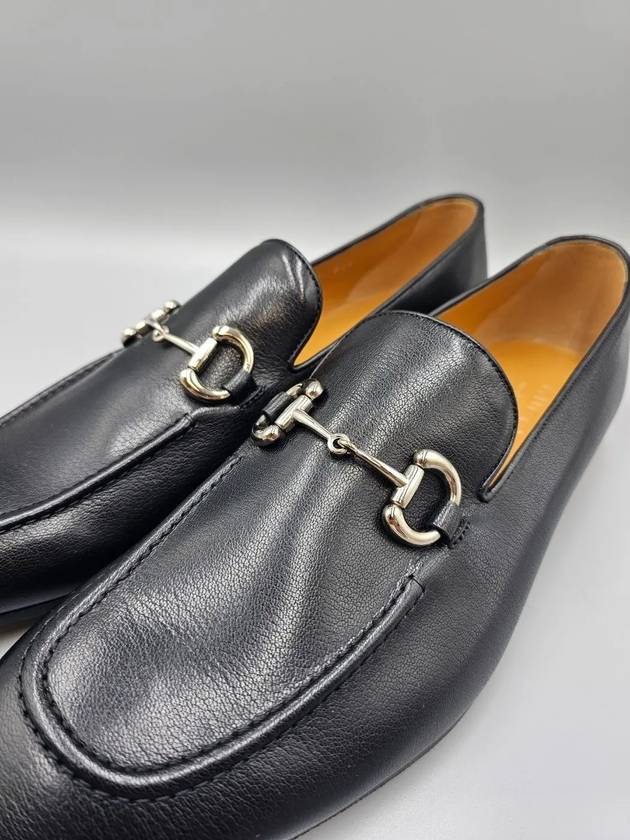 Horsebit Leather Loafers Black - GUCCI - BALAAN 7