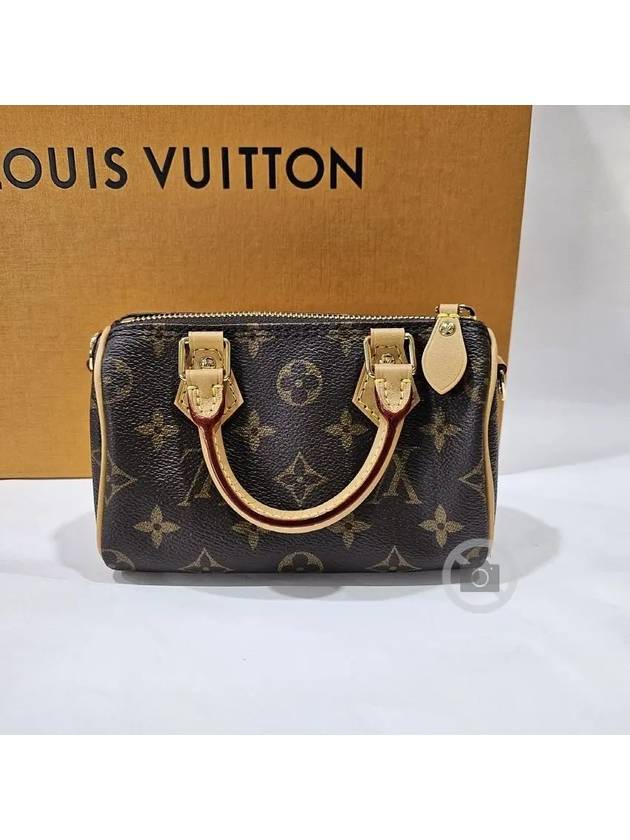 Nano Speedy Monogram Tote Bag Brown - LOUIS VUITTON - BALAAN 2