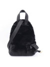 shearling backpack black - ROGER VIVIER - BALAAN 3