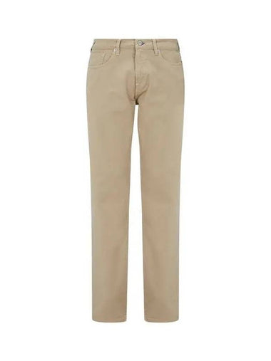 PS Tapered Easy Denim Pants Beige - PAUL SMITH - BALAAN 1