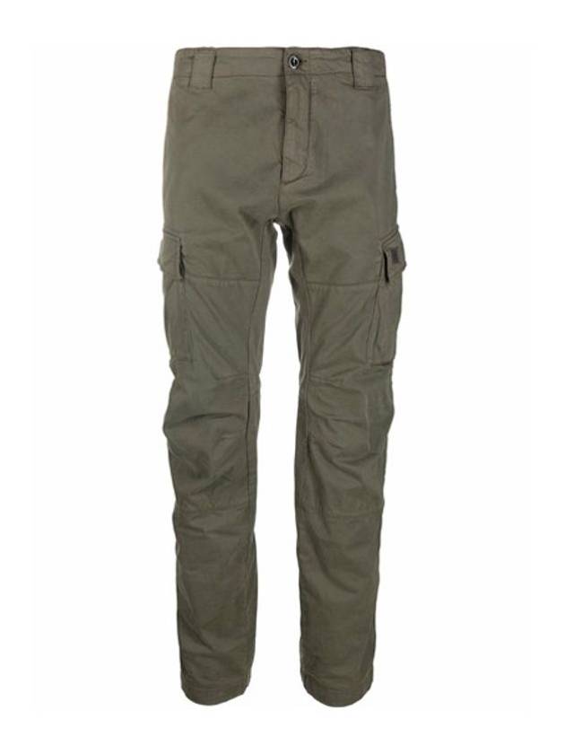 Logo Cargo Straight Pants Khaki - CP COMPANY - BALAAN 1