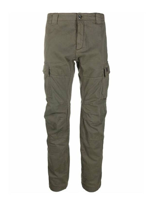 Logo Cargo Straight Pants Khaki - CP COMPANY - BALAAN 1