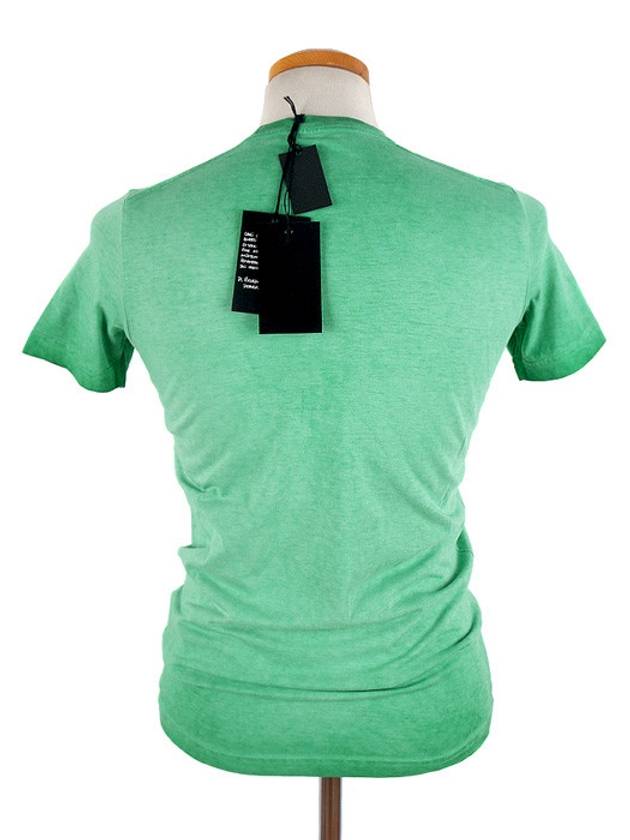 Logo Cotton Short Sleeve T-Shirt Green - DSQUARED2 - BALAAN 4