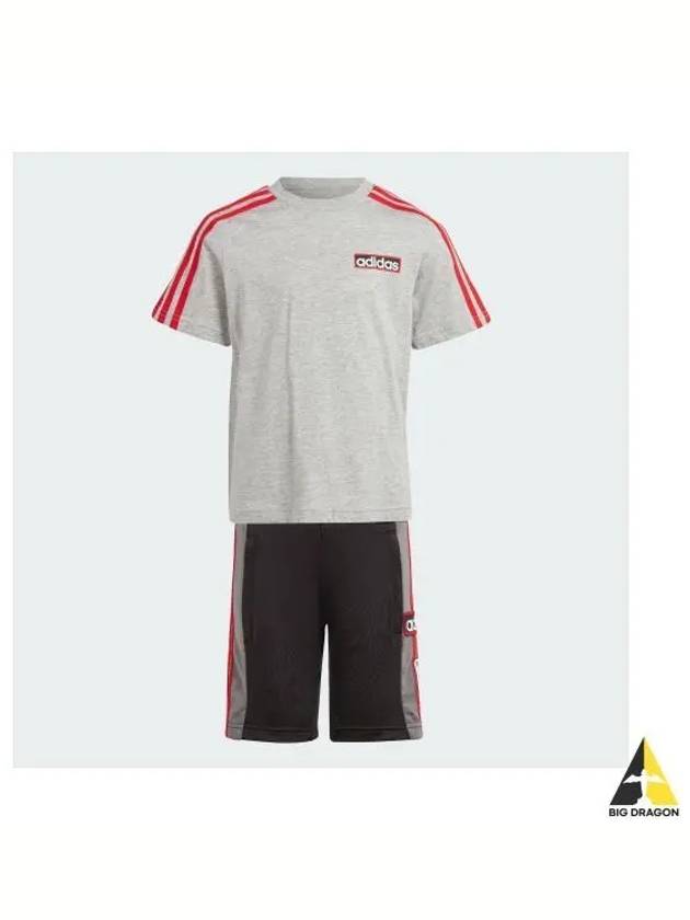 adidas KIDS Adibreak Shorts Tee Set IN2110 - ADIDAS - BALAAN 1