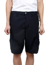 Light Stretch Cotton Bermuda Regular Fit Shorts Navy - STONE ISLAND - BALAAN 3