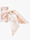 Toile de Jouy Sauvage Mitzah Silk Twill Scarf Ivory Pink - DIOR - BALAAN 5