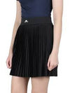 Women's Binx Pleated Skirt Black - J.LINDEBERG - BALAAN 4