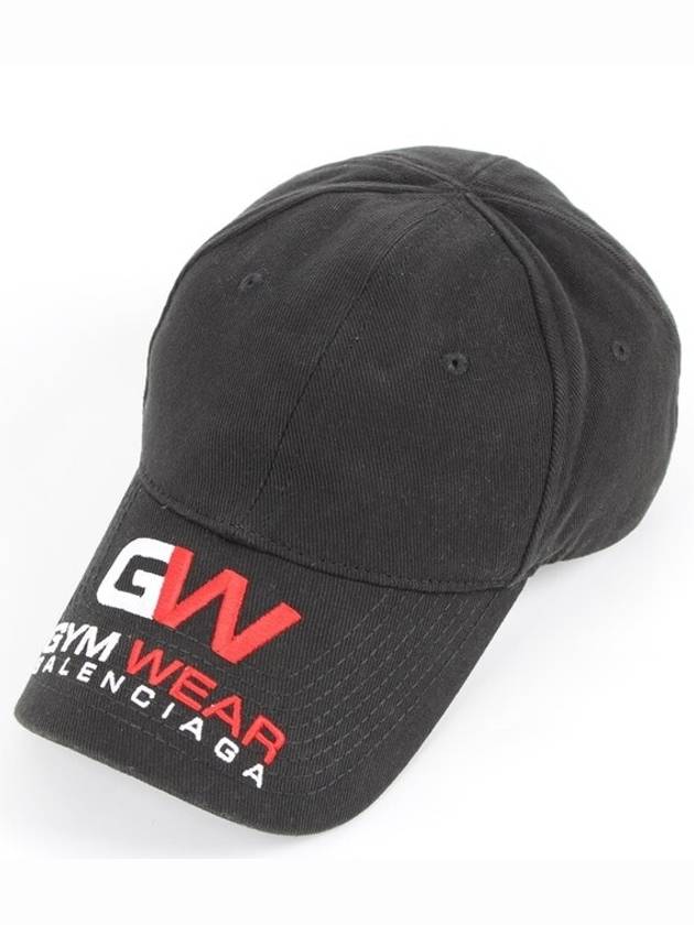 GW Logo Ball Cap Black L - BALENCIAGA - BALAAN 1