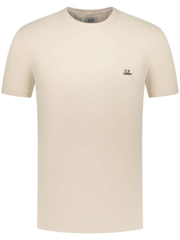 30/1 Jersey Logo Short Sleeve T-Shirt Beige - CP COMPANY - BALAAN 2