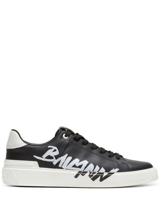 23 fw leather BCOURT sneakers WITH logo print BM1VI288LBAL EAB B0230475568 - BALMAIN - BALAAN 2