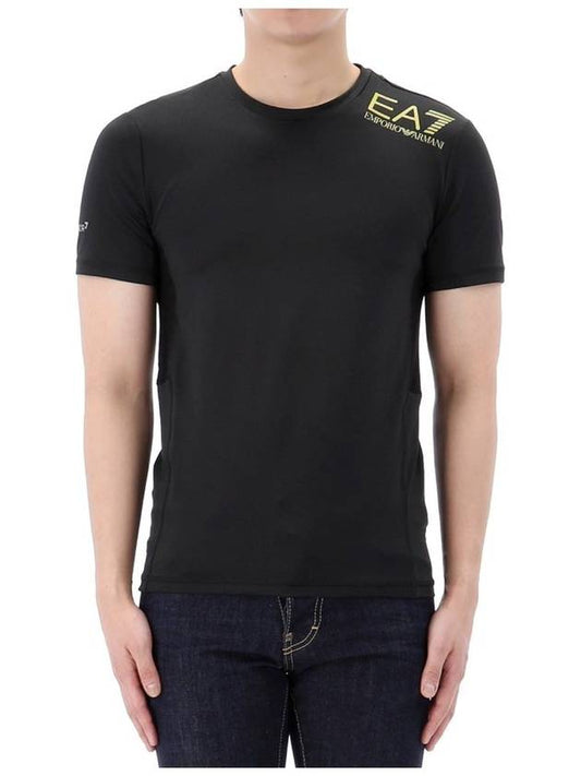 Armani logo print t shirt 8NPT12 0201 - EMPORIO ARMANI - BALAAN 2