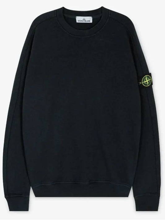 Men s Wappen Patch Blue Sweatshirt 801566060 V0020 - STONE ISLAND - BALAAN 2