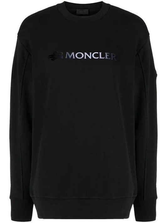 8G00011 809KR 99 Black Women’s Sweatshirt - MONCLER - BALAAN 2