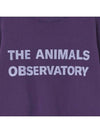 Kids Logo Sweatshirt Violet F24124 195BG - THE ANIMALS OBSERVATORY - BALAAN 4