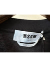 Crop T Shirt 3442MDM130 Black WOMENS M L - MSGM - BALAAN 6