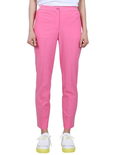 Women's Elle Stretch Straight Pants Azalea Pink - J.LINDEBERG - BALAAN 2